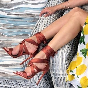 Nasty Gal Wrap around heels